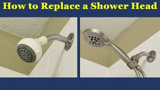 How to Replace a Shower Head Easy DIY Install [upl. by Ydnew]