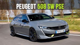 Essai Peugeot 508 SW PSE  au volant de la plus puissante des Peugeot [upl. by Aivatnahs]