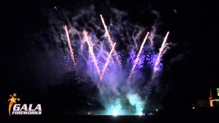 Wedding Fireworks to Music  Moggerhanger Park [upl. by Ardeed]