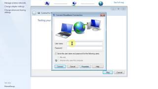 How to setup broadband connection in win 7 [upl. by Boy]