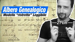 Miglior modello di Albero Genealogico dimensioni ridotte e leggibili [upl. by Ettedranreb]