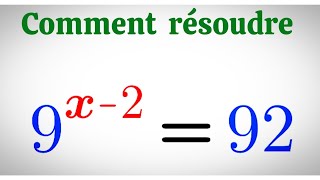 Niveau Terminale  Comment résoudre cette équation [upl. by Wearing]