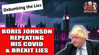 Boris Johnson CAUGHT Recycling COVID Lies [upl. by Skyla]