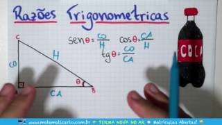 ⏱ TRIGONOMETRIA COM COCA E Soh Cah Toa 👉 Minuto Matemática [upl. by Hugues]