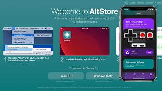 Alternative App Store iPhone Install AltStore [upl. by Aroz]