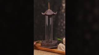 Backflow Incense zen relaxing cure Incense agarwood satisfying calm stressrelief [upl. by Nosinned]