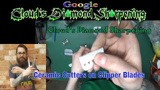 How to use ceramic cutters on any clipper blade [upl. by Staal699]