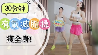 燃脂系列｜30分钟有氧减脂操 ｜马甲线训练 暴汗瘦全身 [upl. by Terri]