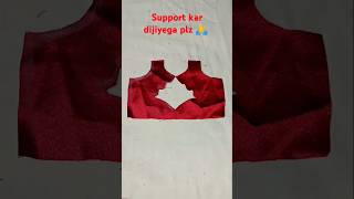 Stylists Blauj back neck Design cutting new latest blouse design shorts shortsviral youtube [upl. by Atirehgram]