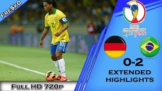 GERMANY vs BRAZIL 02 World Cup 2002 FINALS All Goals amp Highlights  English Commentary  HD [upl. by Aremmat103]