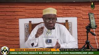 MADHARA NA HATARI YA DHAMBI ZA KUFITINISHA  SHEIKH RUSAGANYA [upl. by Peatroy]