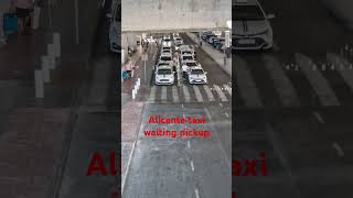 Alicante Aeroport taxi  cab pick up location [upl. by Teuton]