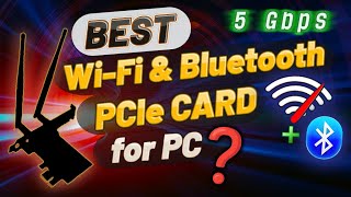 Best WiFi 6 and Bluetooth card for Gaming PC [upl. by Nnayar140]