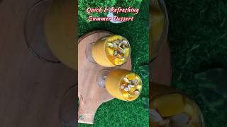 Creamy Mango Sago Recipe  Summer Mango Dessert [upl. by Irisa355]