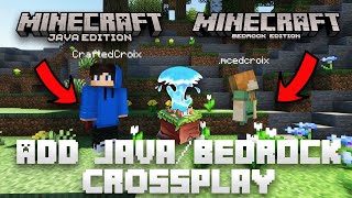 How to add JAVABEDROCK Crossplay to your Minecraft Server GeyserMC Tutorial  Super Easy [upl. by Nam380]