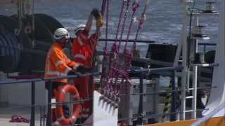 Installatie windmolens Eneco Luchterduinen [upl. by Yona]