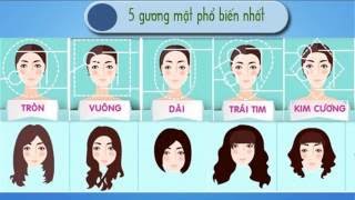 Bí kíp chọn kiểu tóc cho nữ phù hợp với khuôn mặt [upl. by Maffa]