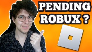 How Long Does Pending Robux Take 2024 [upl. by Adnerol]