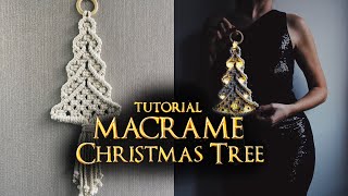 Tutorial Macrame Christmas tree 4 [upl. by Sanferd]