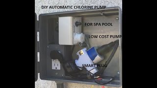 DIY Automatic Chlorine Pump with any Home Automation System Easy Pool  Spa Automation [upl. by Aneen]