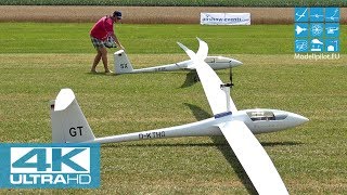 QUINTUS 126 amp ARCUS RACE RC SCALE GLIDER FLIGHT KTW FLORIAN SCHAMBECK LUFTSPORTTECHNIK 4K [upl. by Omsoc]