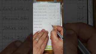 STENO  Shorthand I Taquigrafia I Stenografia PALADE  L59  NUME DE BĂIEȚI  III [upl. by Algie]