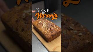 Delicioso QUEQUE  BIZCOCHUELO de naranja 🍊 receta queque keke postre bizcochuelo [upl. by Dyanna]