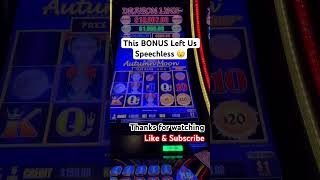 We’ve got a bonus on Dragon Link that was totally brutal 🤯 casino gambling lasvegas [upl. by Nysa214]