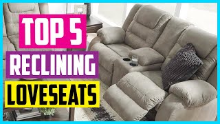 ✅Top 5 Best Reclining Loveseats 2022 Reviews [upl. by Ober]