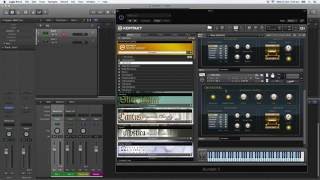 How to use Kontakt as a MultiOutput Instrument in Logic Pro X StepbyStep Tutorial [upl. by Ecahc138]