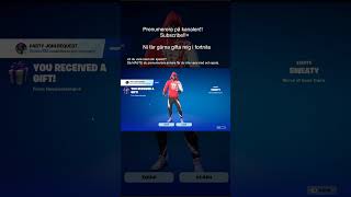 fortnite gift från Hampuskrampus subscribe coolt delta gaming fortniteclips prenumerera [upl. by Whitnell838]