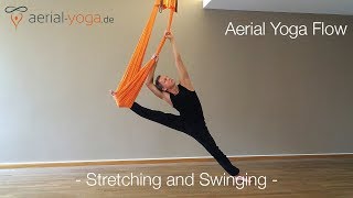 Aerial Yoga Flow  Stretching and Swinging  Jost Blomeyer [upl. by Orsino]