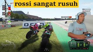 motogp game 2021 crash❗rossi berbuat onar amp curang tapi endingnya seperti ini❗motor balap jatuh lucu [upl. by Aleka157]