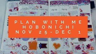 Plan With Me  Hobonichi  November 25  December 1 [upl. by Meaghan128]