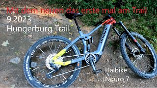 EMTB Nduro 7 der erste Trail Mountain bike trail riding [upl. by Ateuqirne]