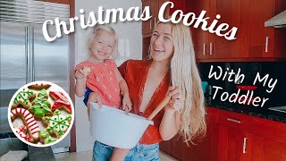 cooking and baking with my toddler  TEEN MOM VLOGMAS [upl. by Kobi]