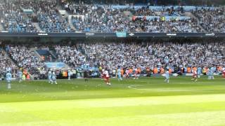 Aguero winning goal from East Stand Lower [upl. by Glori]