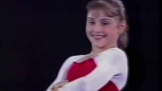 Dominique Moceanu 1996 Floor  Rock and Roll Gymnastics 2nd presentation [upl. by Aurel]