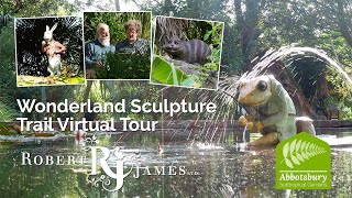 Wonderland Sculpture Trail Virtual Tour at Abbotsbury Subtropical Gardens [upl. by Eleaffar]