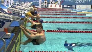 Mens 100m Backstroke S6  2011 IPC Swimming European Championships [upl. by Nysa405]