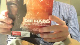 Die Hard 15 blu ray Collection with Die Hard 40 UNRATED  Review [upl. by Ellezig]