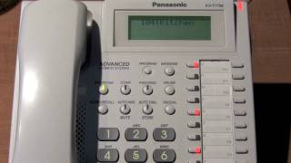 Requested  Panasonic PBX phone system demo [upl. by Elockin346]