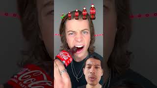 CocaCola jelly cocacola coke funny duet comedy gummy yummygummies emojieatingchallenge [upl. by Nyvek573]