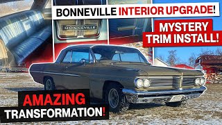 Barn Find 1962 Pontiac Catalina Interior Upgrades Trim Installation and MORE [upl. by Rhodia]