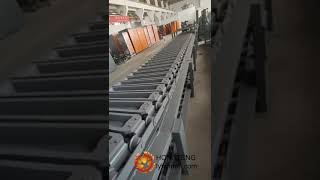 Aluminum ingot copper ingot casting machine automatic casting conveyor belt [upl. by Ettesyl191]