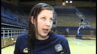 Cal Volleyball Interview with Adrienne Gehan [upl. by Adnil]