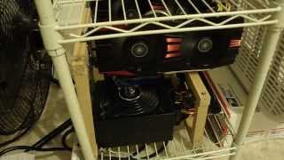 Massive Litecoin Mining Rig Update 20 MHs [upl. by Nalyorf]