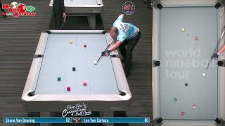 Shane Van Boening Vs Lee Van Corteza  US 1 Billiards CueLees Connecticut 9Ball Open [upl. by Yesrej738]