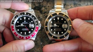 Rolex Submariner vs Rolex GMT Master II  Which one is for you [upl. by Annairol]