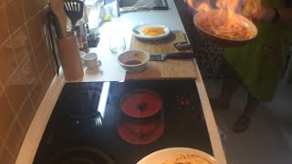 VideoRecept na Domácí flambované palačinky homemade pancakes flambéed [upl. by Westlund]